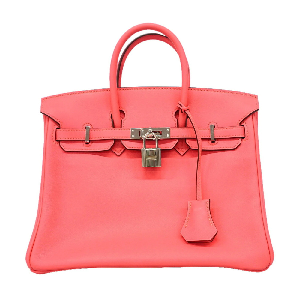 Hermes Birkin 25 Handbag, Swift Leather, Rose Azalee, A Stamp, Women's